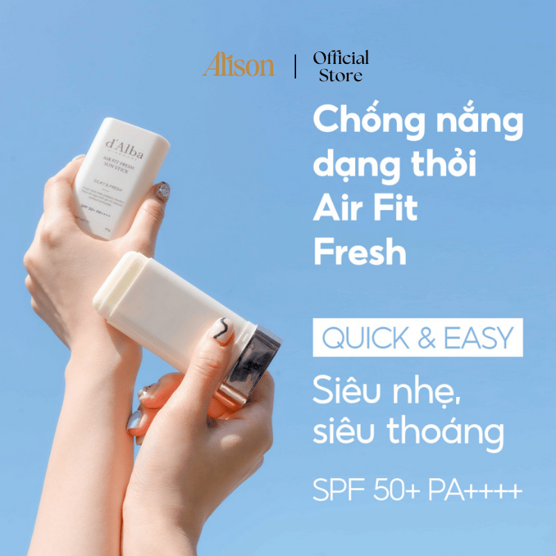 Double Air Fit Fresh Sun Stick có chỉ số chống phổ rộng SPF 50+, PA++++ giúp bảo vệ da tối ưu 